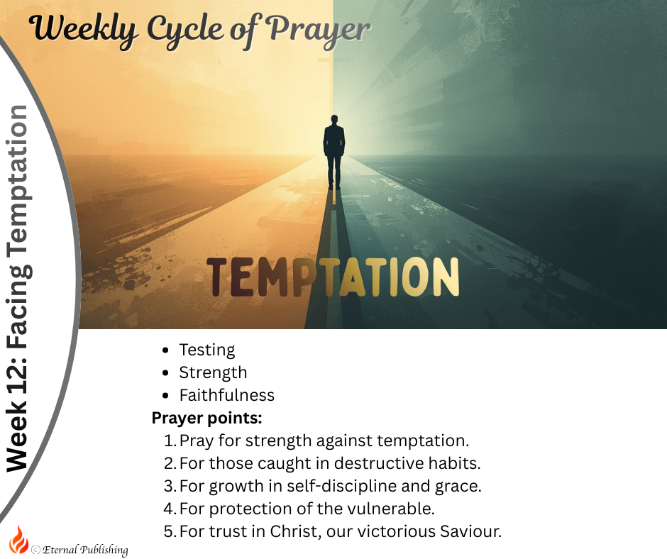 Week 12 Cycle of Prayer: Facing Temptation